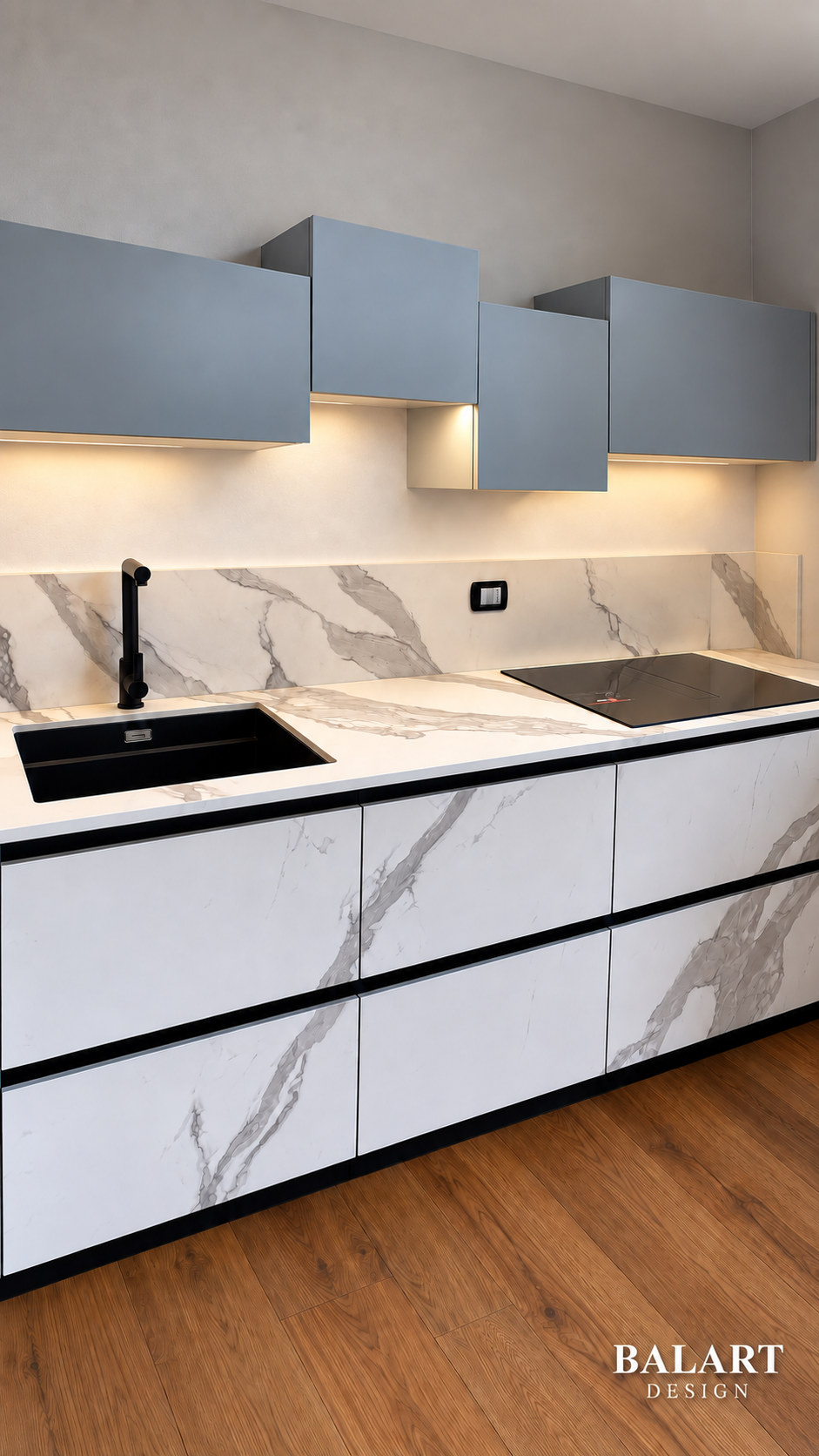 Dettaglio cucina su misura BALART Design